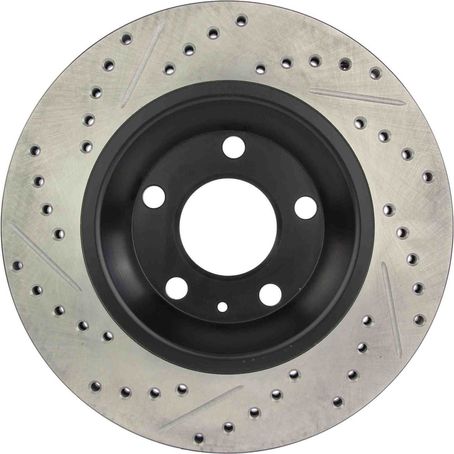 StopTech Sport Drilled/Slotted Brake Rotor; Rear Left
