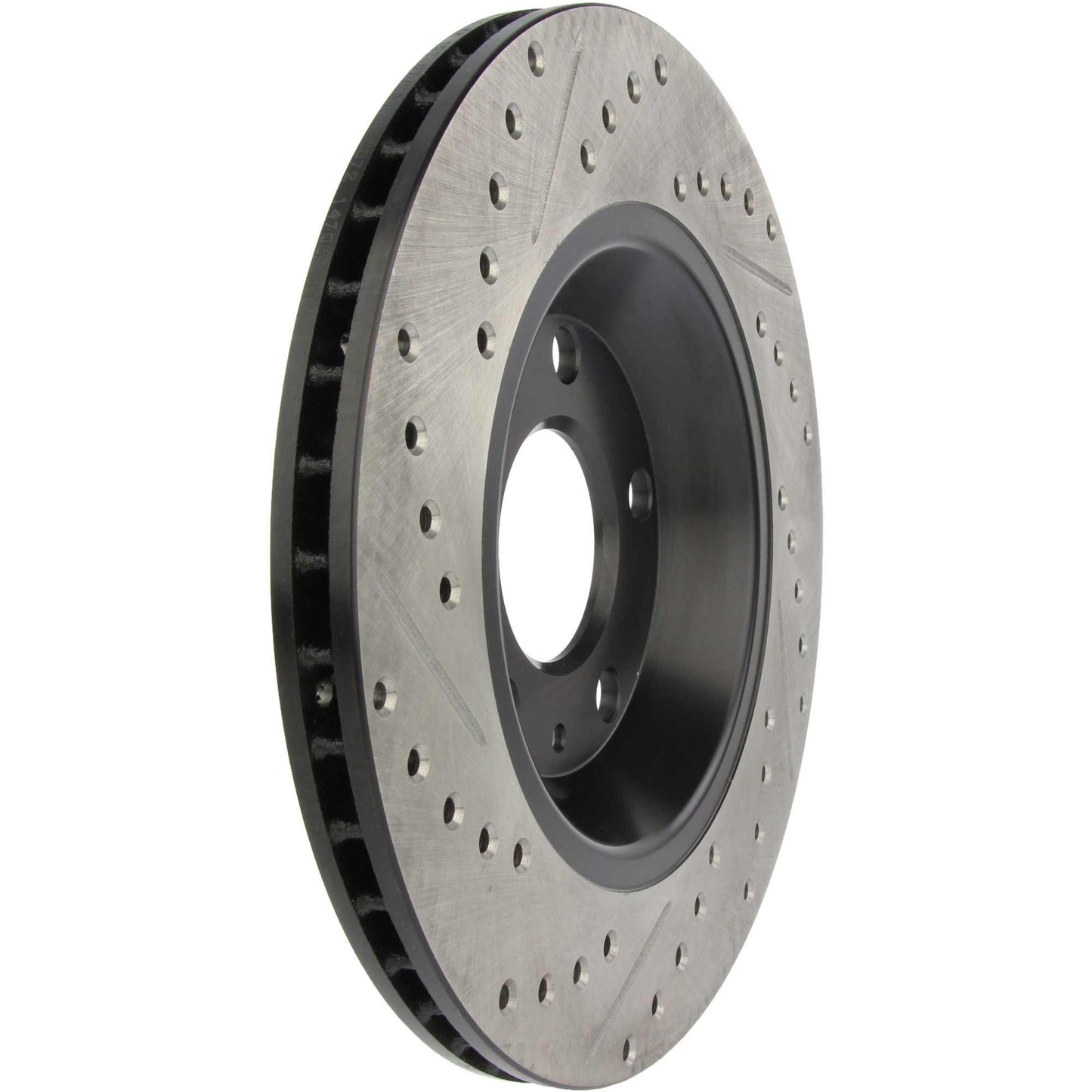 StopTech Sport Drilled/Slotted Brake Rotor; Rear Left