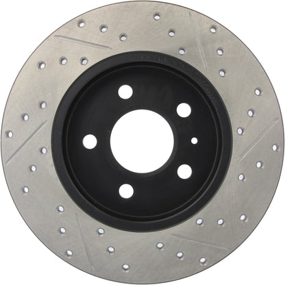 StopTech Sport Cryo Drilled/Slotted Brake Rotor; Rear Right