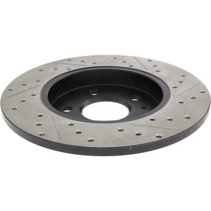 StopTech Sport Cryo Drilled/Slotted Brake Rotor; Rear Right