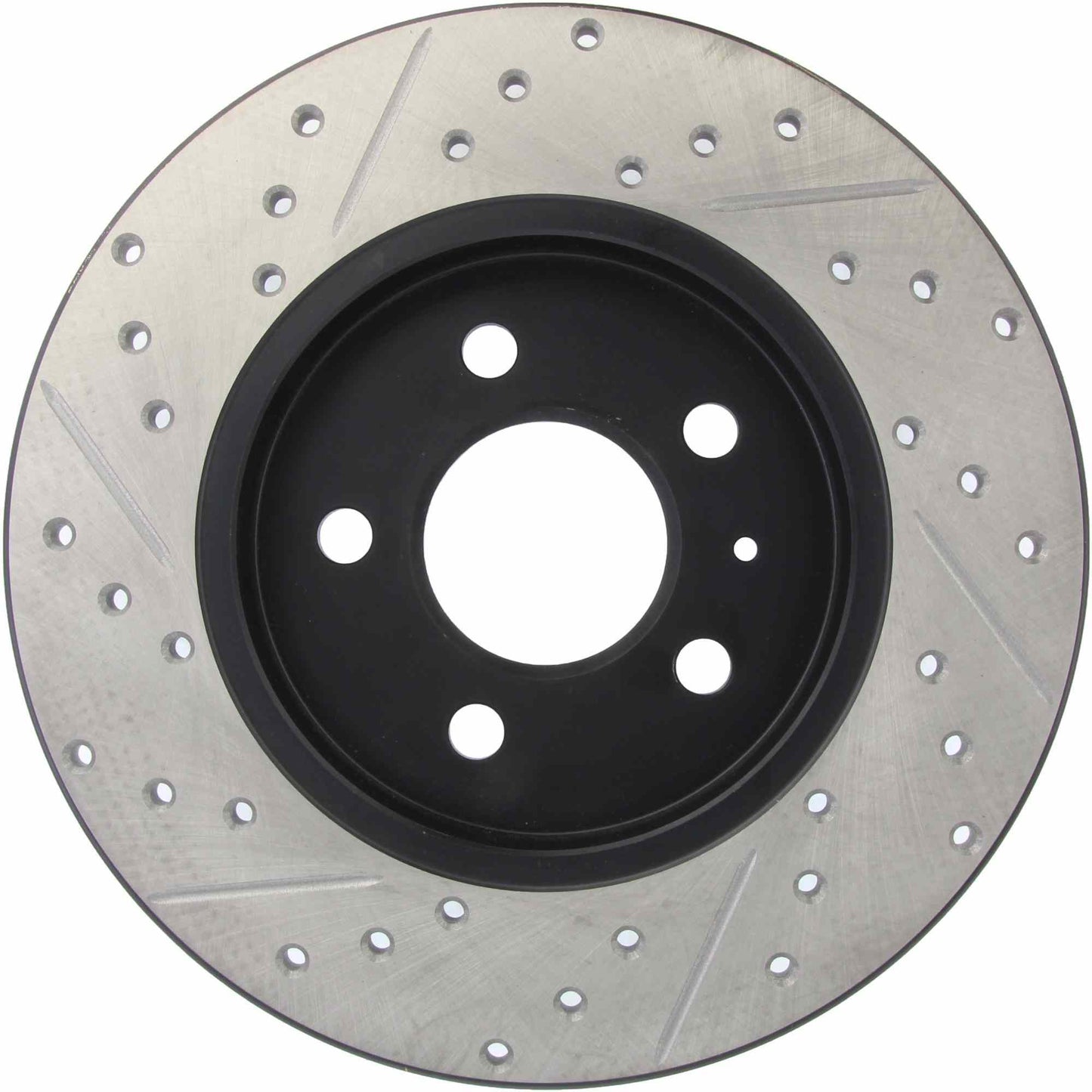 StopTech Sport Drilled/Slotted Brake Rotor; Rear Left