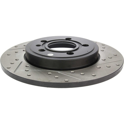 StopTech Sport Drilled/Slotted Brake Rotor; Rear Left