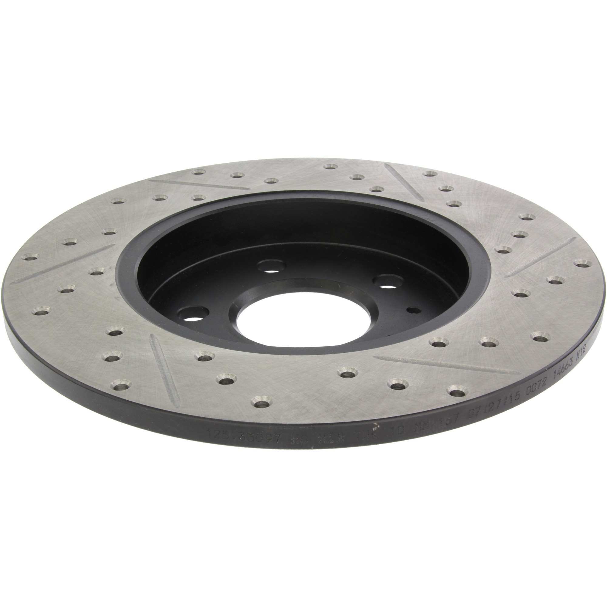 StopTech Sport Drilled/Slotted Brake Rotor; Rear Right