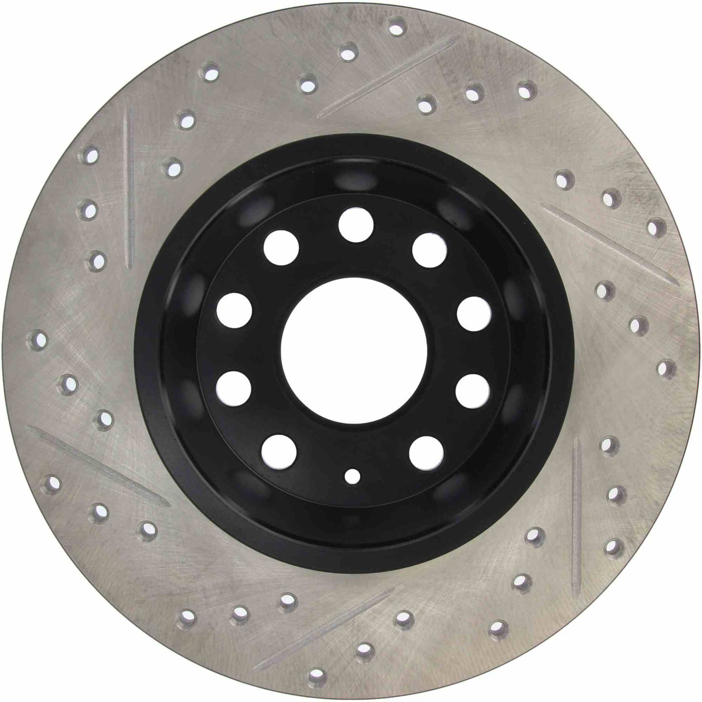 StopTech Sport Drilled/Slotted Brake Rotor; Rear Left