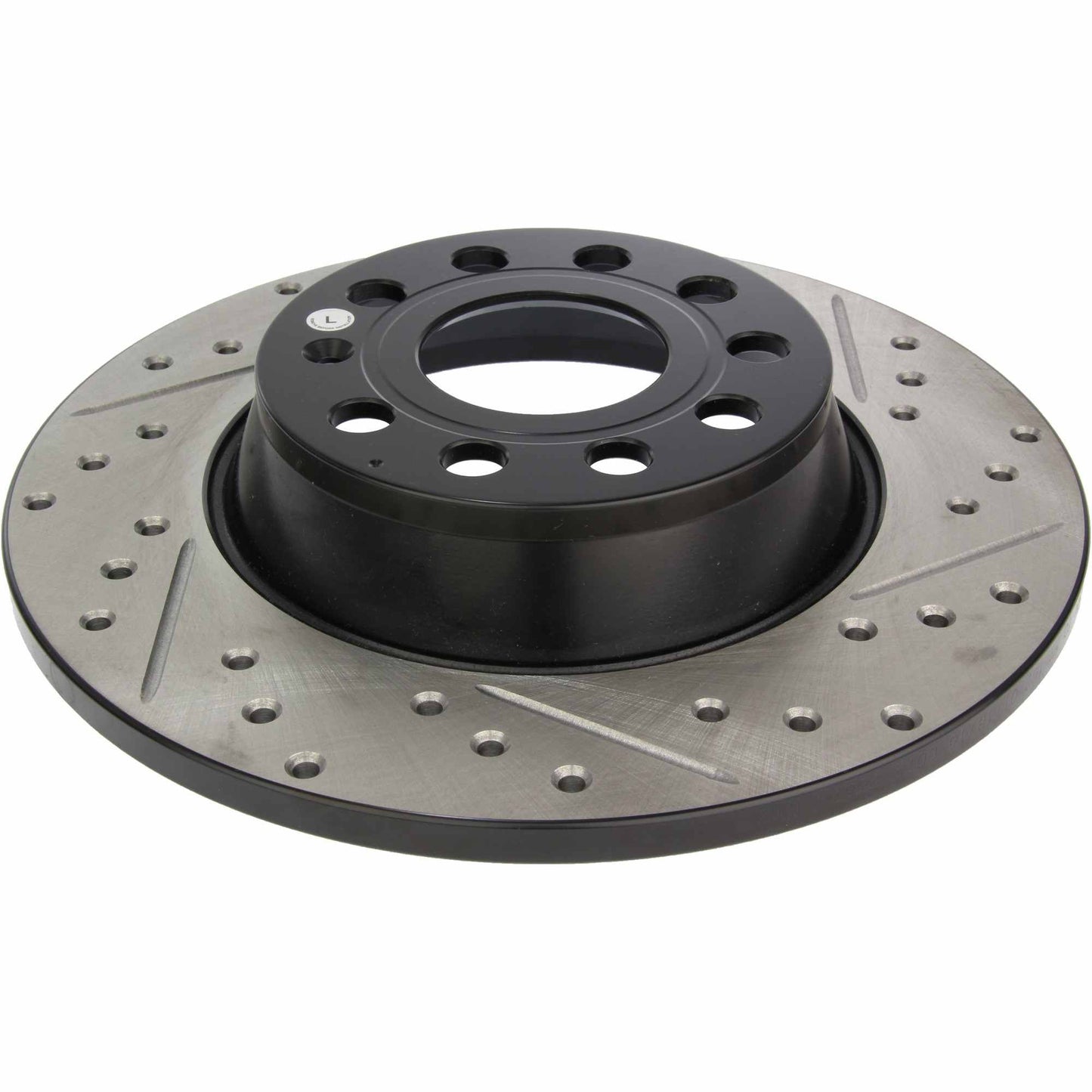 StopTech Sport Drilled/Slotted Brake Rotor; Rear Left