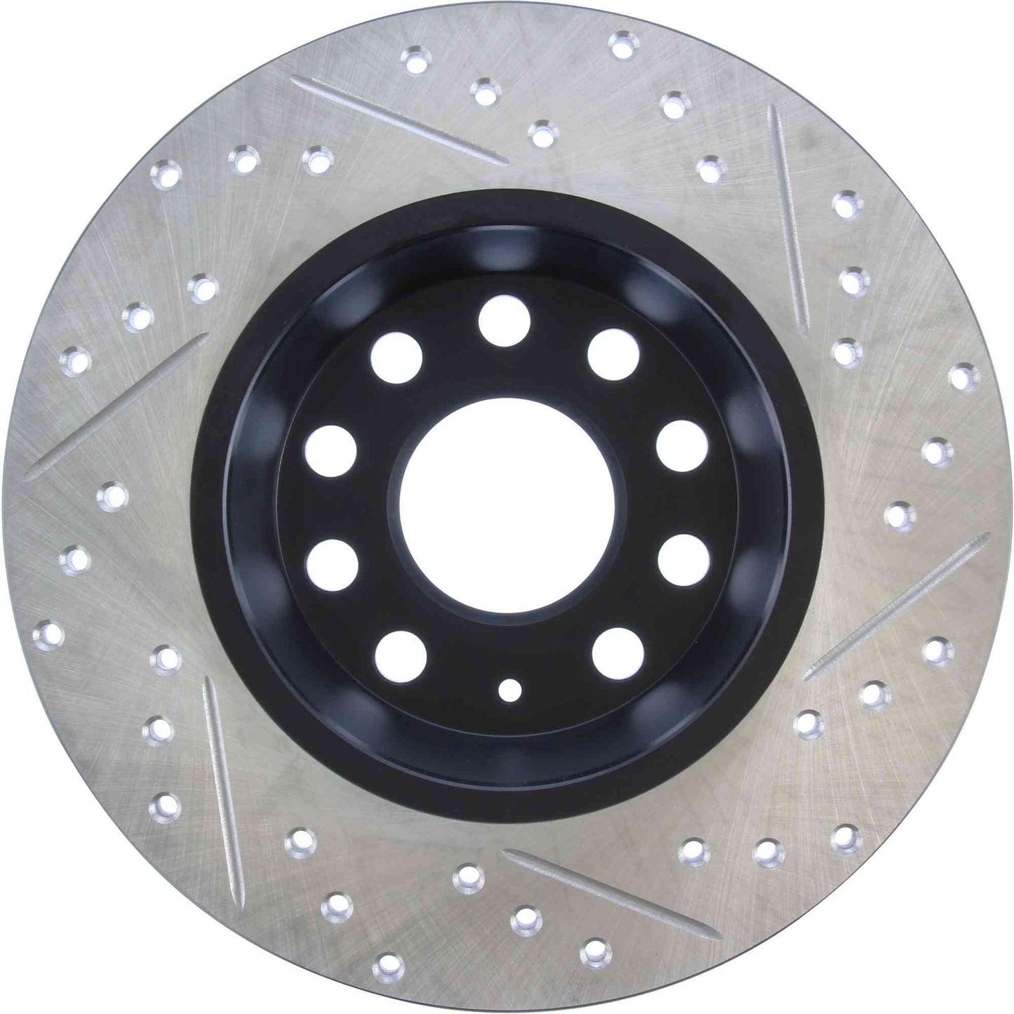 StopTech Sport Drilled/Slotted Brake Rotor; Rear Right