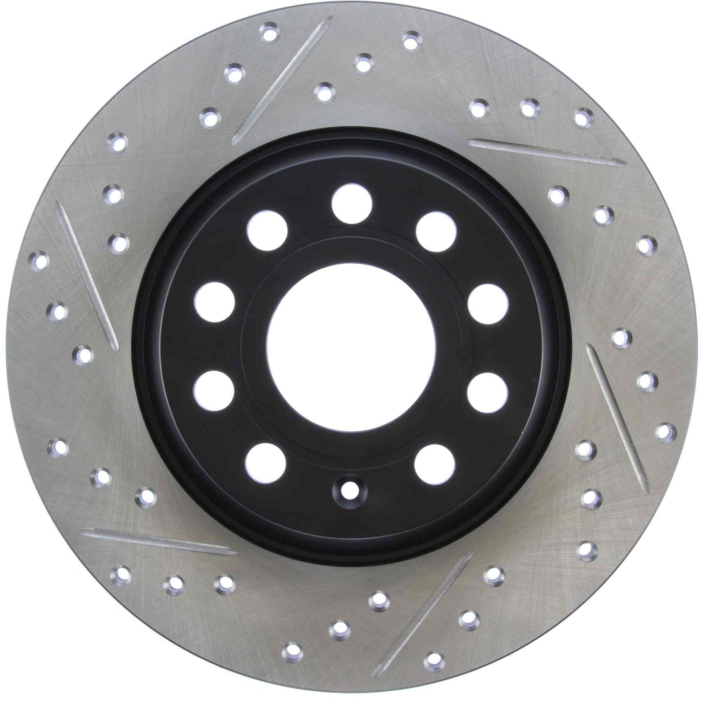 StopTech Sport Drilled/Slotted Brake Rotor; Rear Right