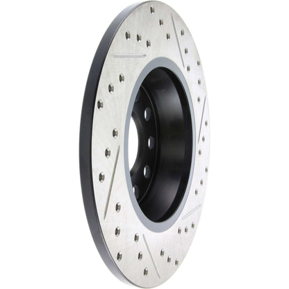 StopTech Sport Drilled/Slotted Brake Rotor; Rear Right