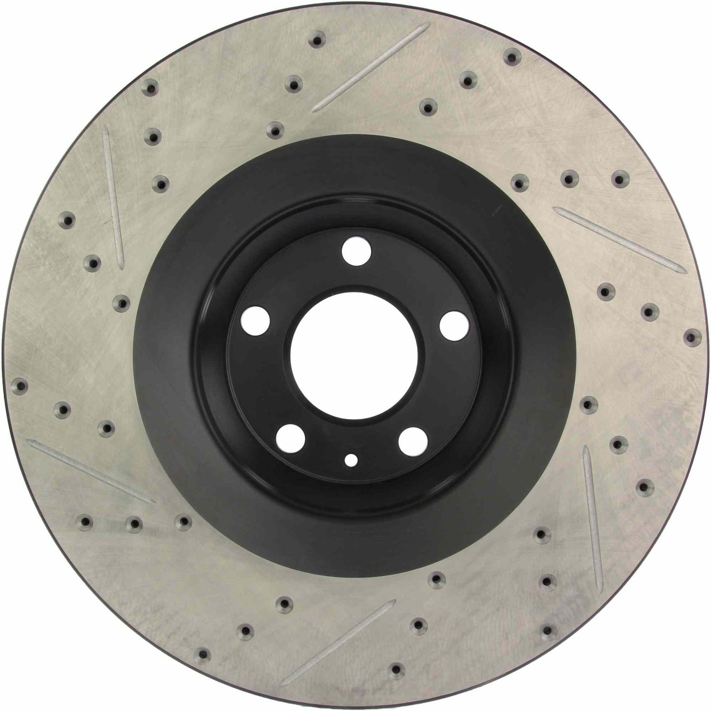 StopTech Sport Drilled/Slotted Brake Rotor; Front Left