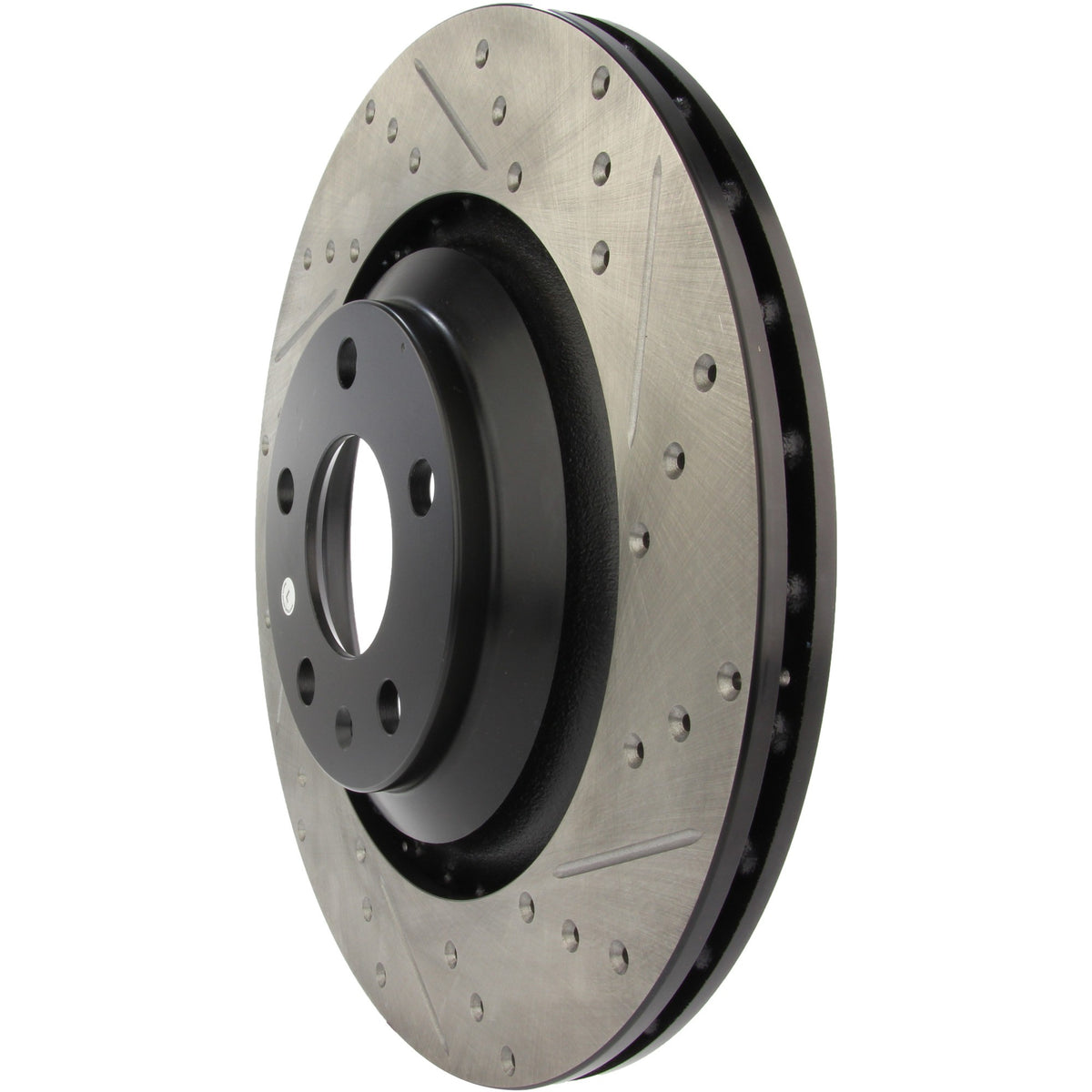 StopTech Sport Drilled/Slotted Brake Rotor; Rear Left