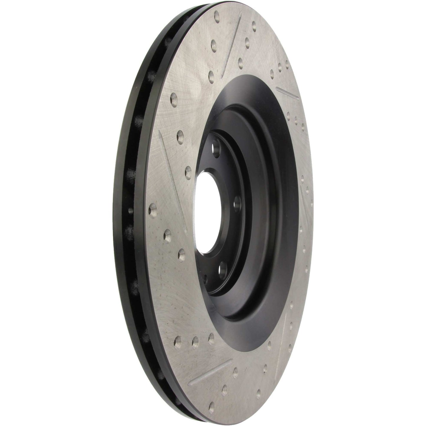 StopTech Sport Drilled/Slotted Brake Rotor; Rear Left