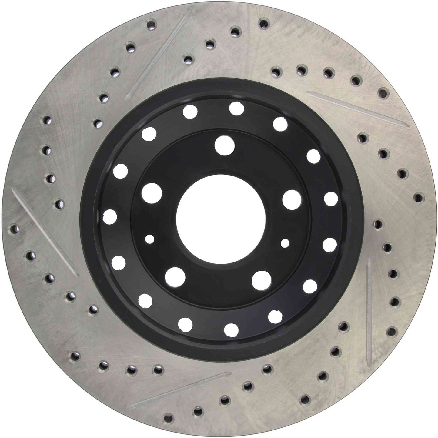 StopTech Sport Drilled/Slotted Brake Rotor; Rear Left
