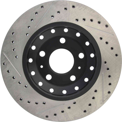 StopTech Sport Drilled/Slotted Brake Rotor; Rear Left