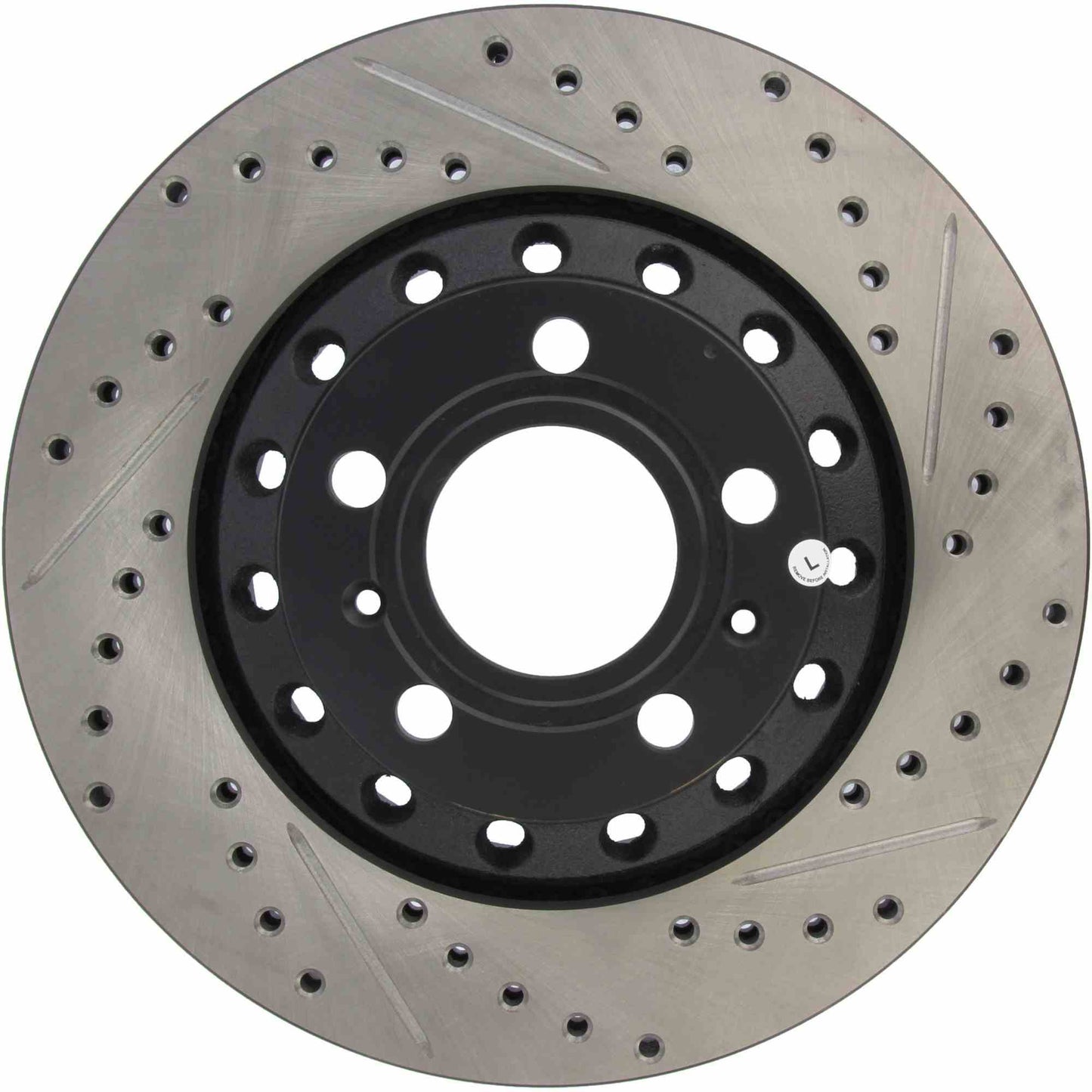 StopTech Sport Drilled/Slotted Brake Rotor; Rear Left