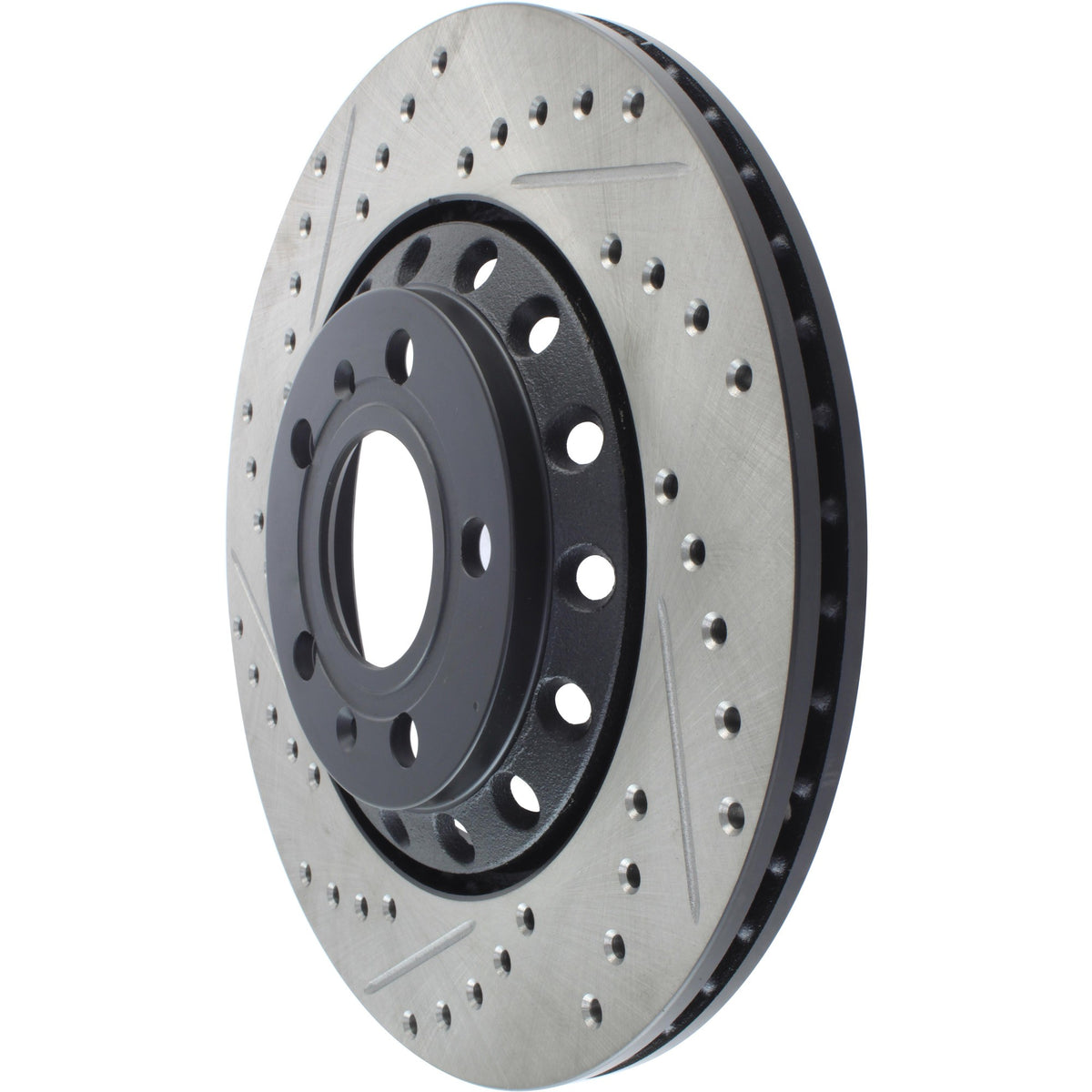 StopTech Sport Drilled/Slotted Brake Rotor; Rear Right