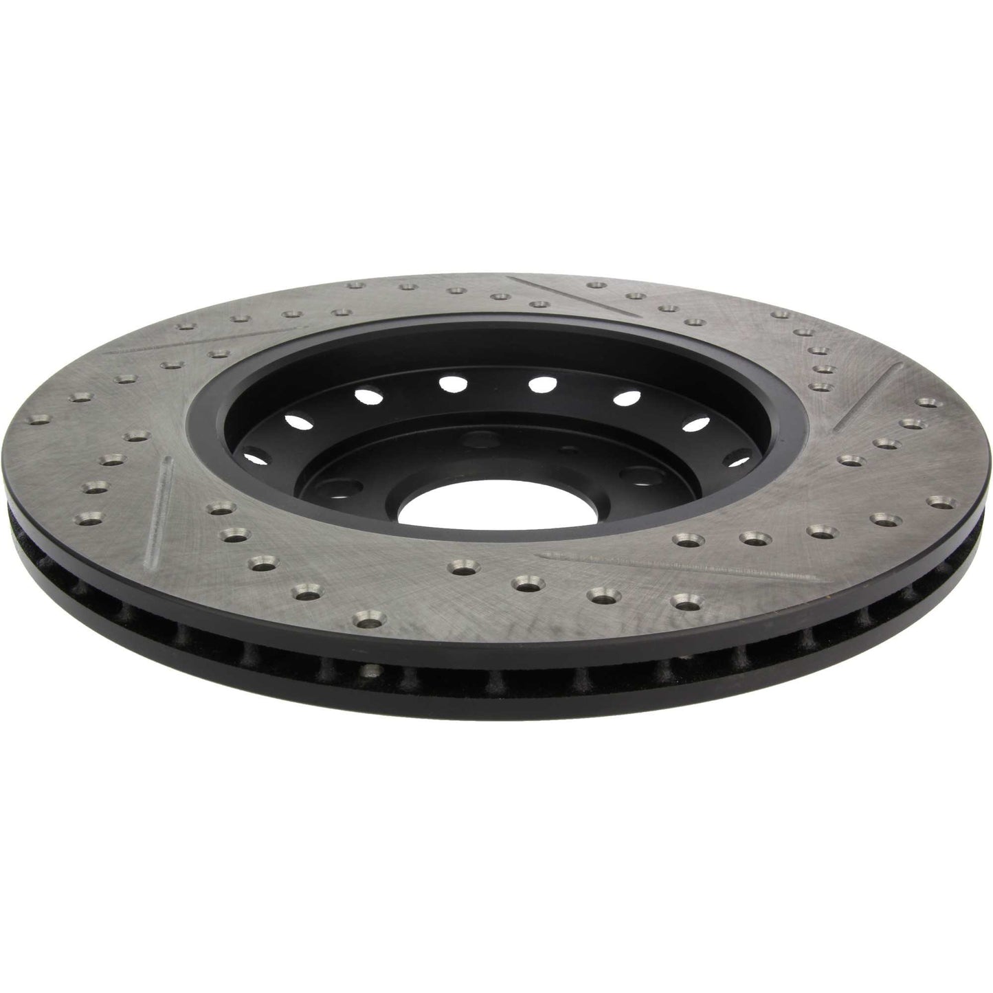 StopTech Sport Drilled/Slotted Brake Rotor; Rear Right