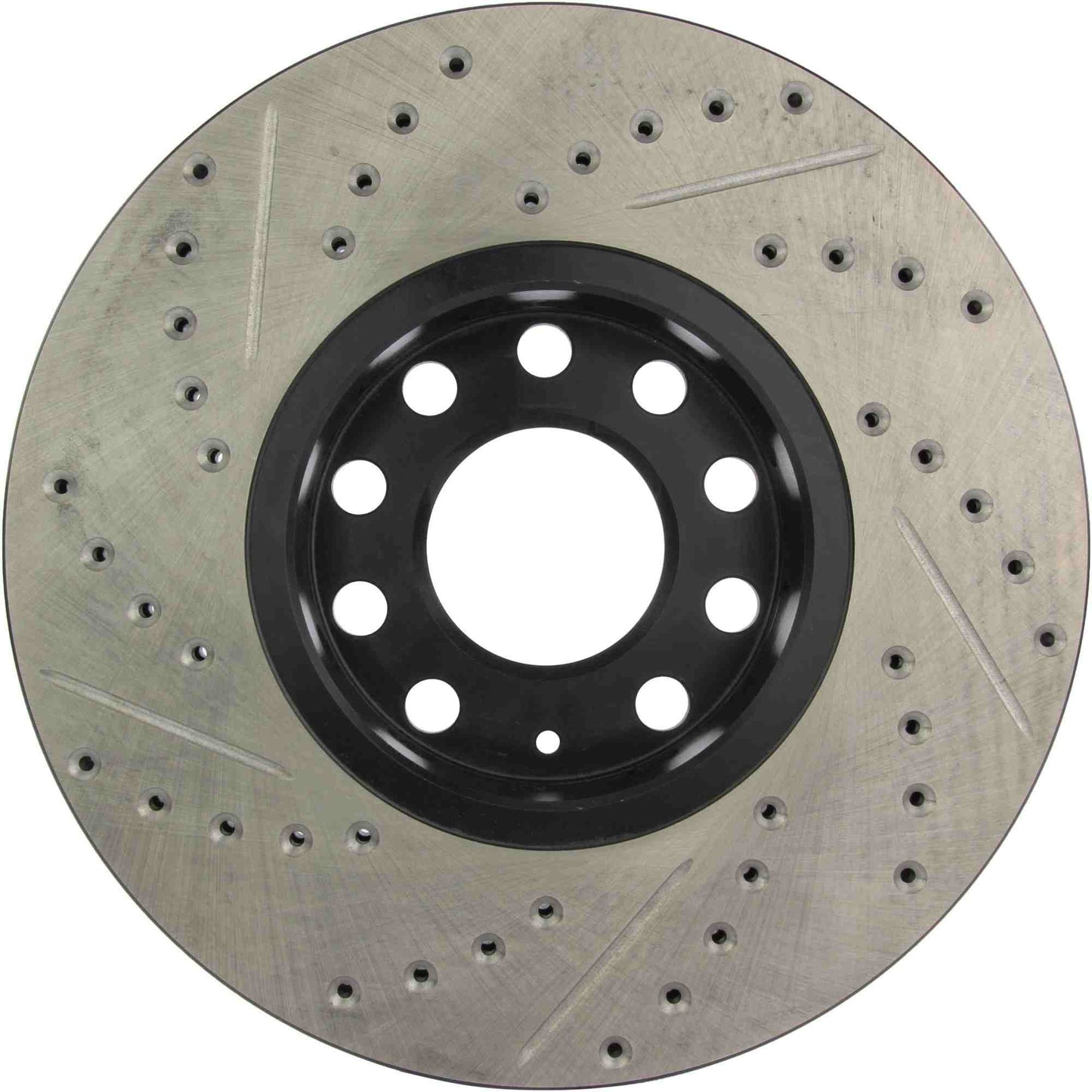 StopTech Sport Drilled/Slotted Brake Rotor; Front Left