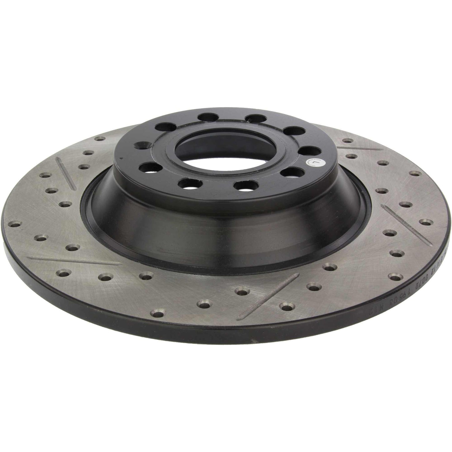 StopTech Sport Drilled/Slotted Brake Rotor; Rear Right