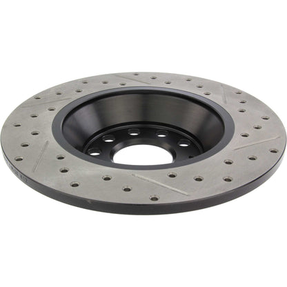 StopTech Sport Drilled/Slotted Brake Rotor; Rear Right