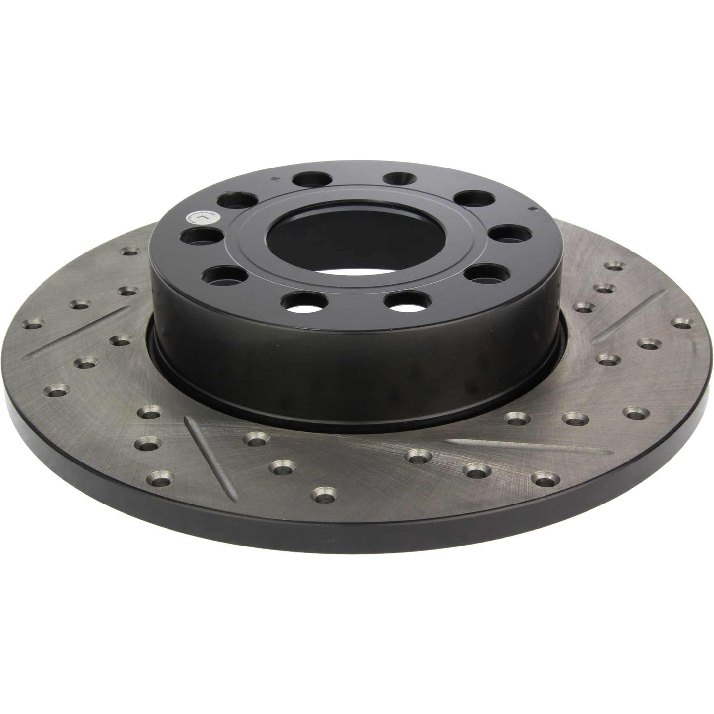 StopTech Sport Drilled/Slotted Brake Rotor; Rear Left