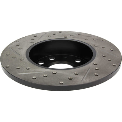 StopTech Sport Drilled/Slotted Brake Rotor; Rear Left