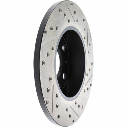 StopTech Sport Drilled/Slotted Brake Rotor; Rear Right