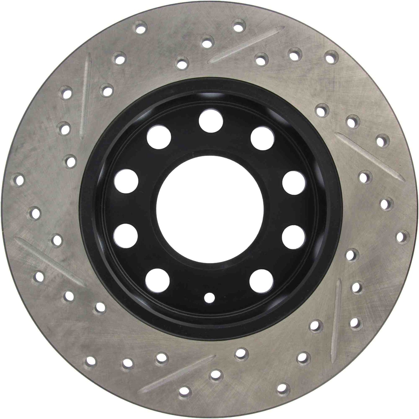 StopTech Sport Drilled/Slotted Brake Rotor; Rear Left