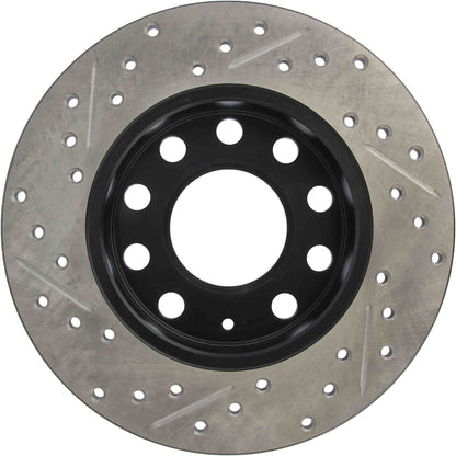 StopTech Sport Drilled/Slotted Brake Rotor; Rear Left