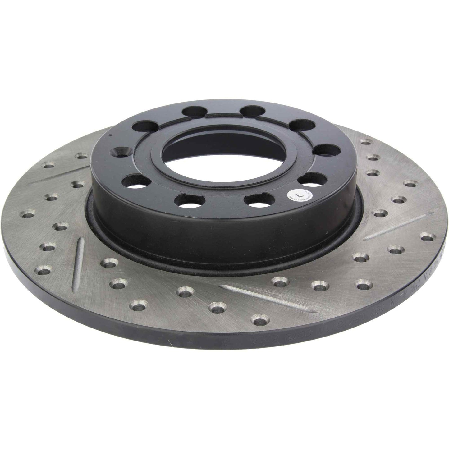 StopTech Sport Drilled/Slotted Brake Rotor; Rear Left