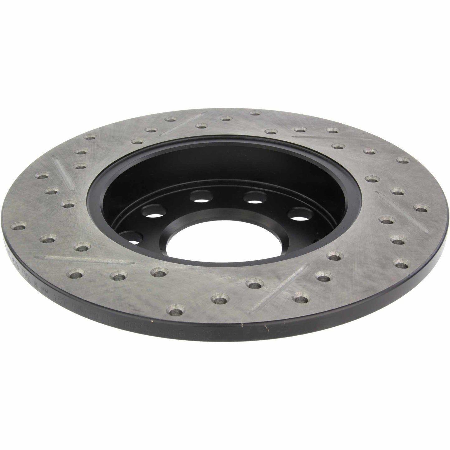 StopTech Sport Drilled/Slotted Brake Rotor; Rear Left