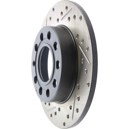 StopTech Sport Drilled/Slotted Brake Rotor; Rear Right