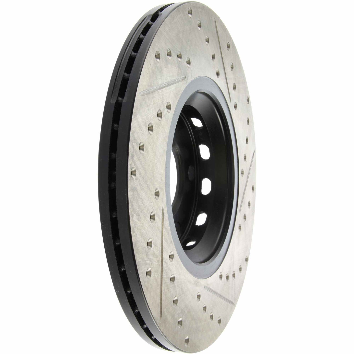 StopTech Sport Drilled/Slotted Brake Rotor; Front Right