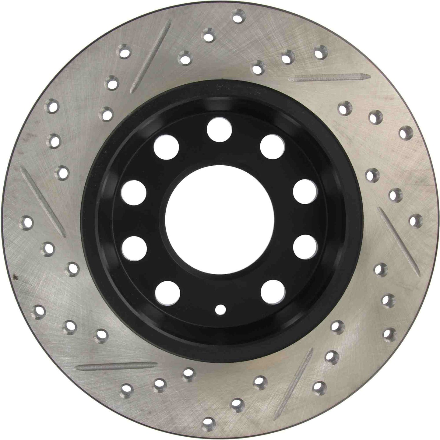 StopTech Sport Drilled/Slotted Brake Rotor; Rear Left