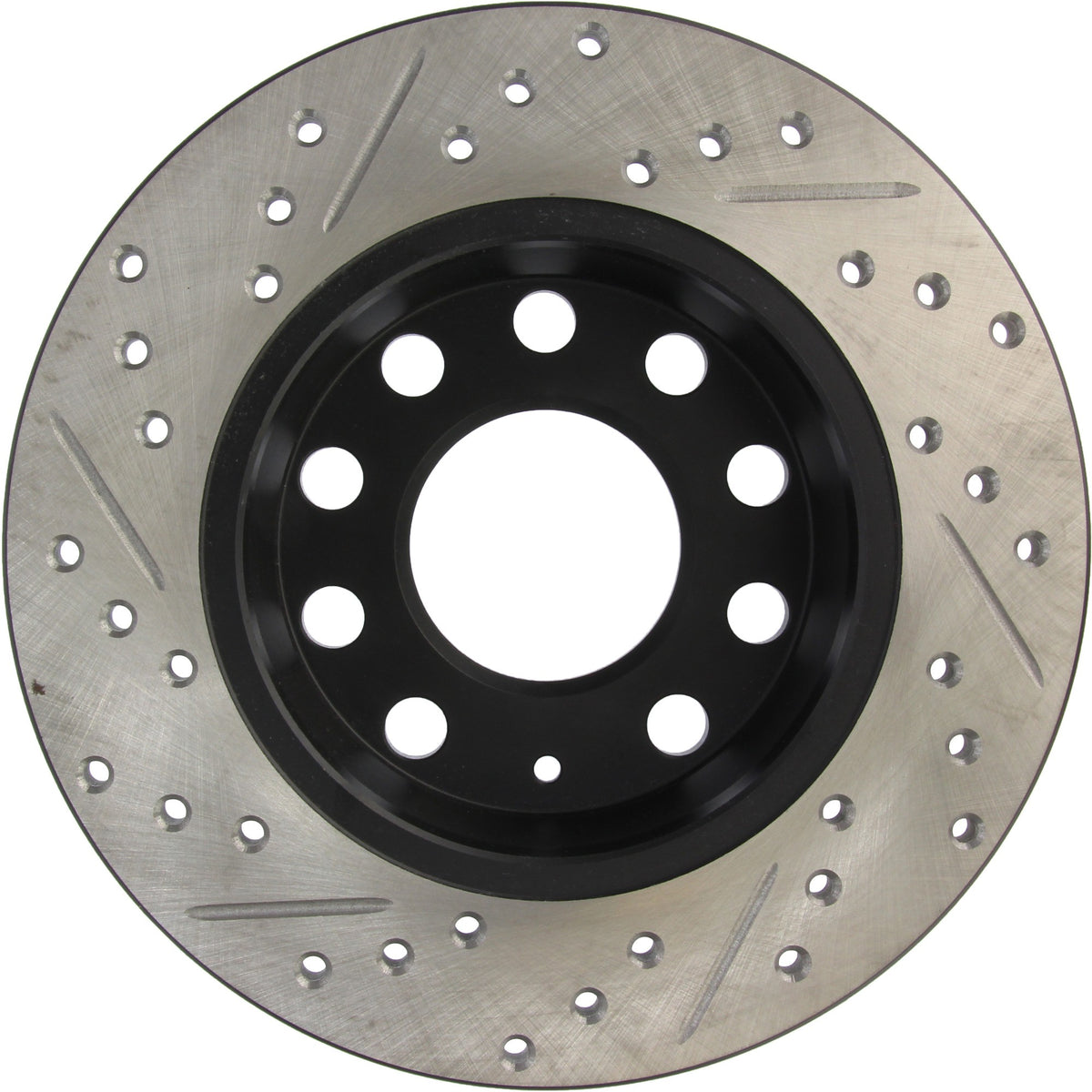 StopTech Sport Drilled/Slotted Brake Rotor; Rear Left