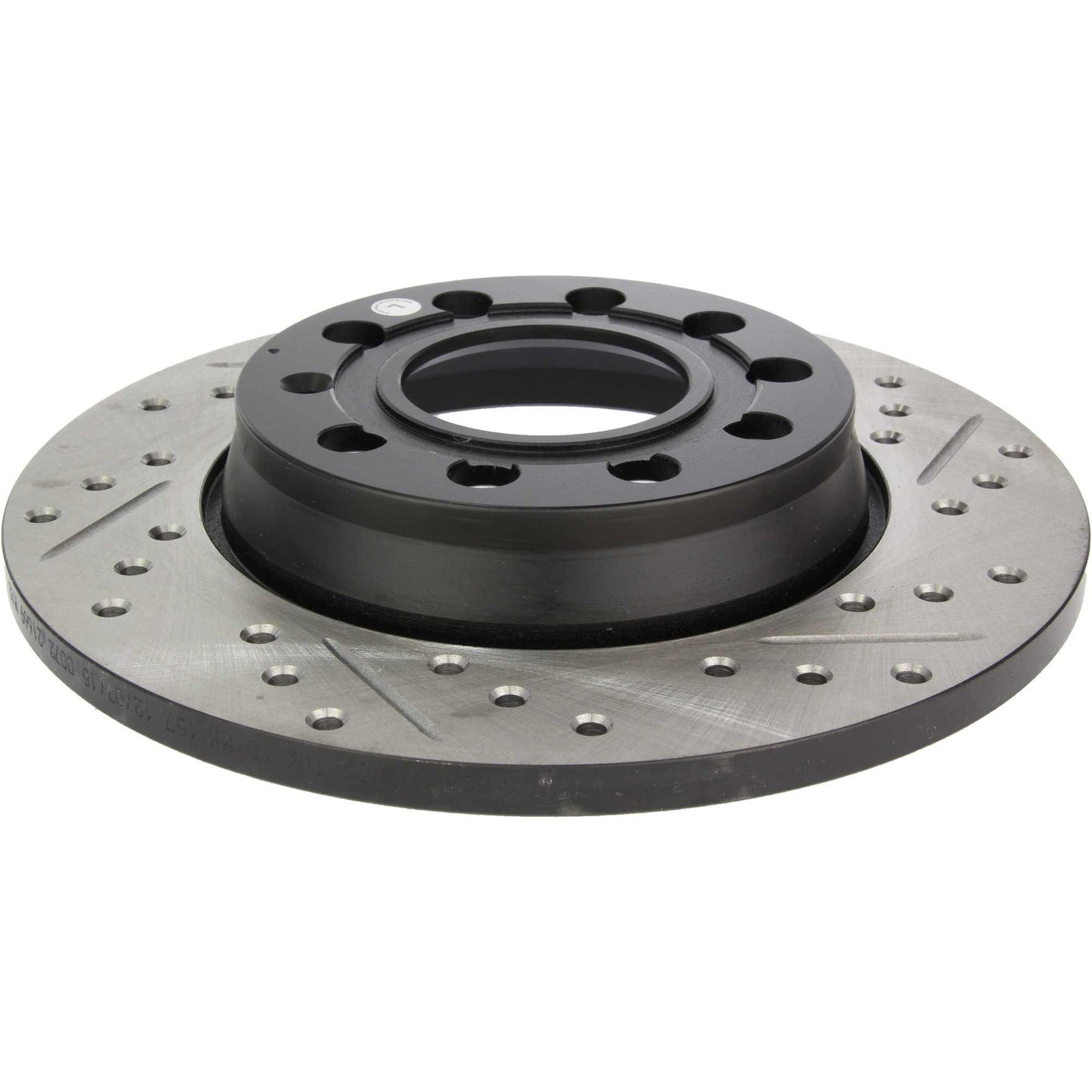 StopTech Sport Drilled/Slotted Brake Rotor; Rear Left