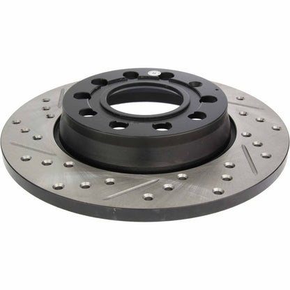 StopTech Sport Drilled/Slotted Brake Rotor; Rear Right