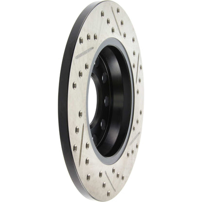 StopTech Sport Drilled/Slotted Brake Rotor; Rear Right