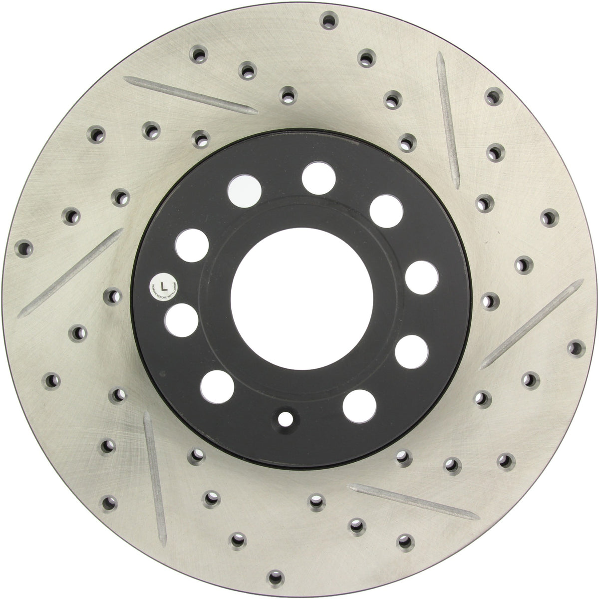 StopTech  Sport Cryo Drilled/Slotted Brake Rotor;Front And Rear Left