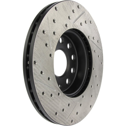 StopTech  Sport Cryo Drilled/Slotted Brake Rotor;Front And Rear Left