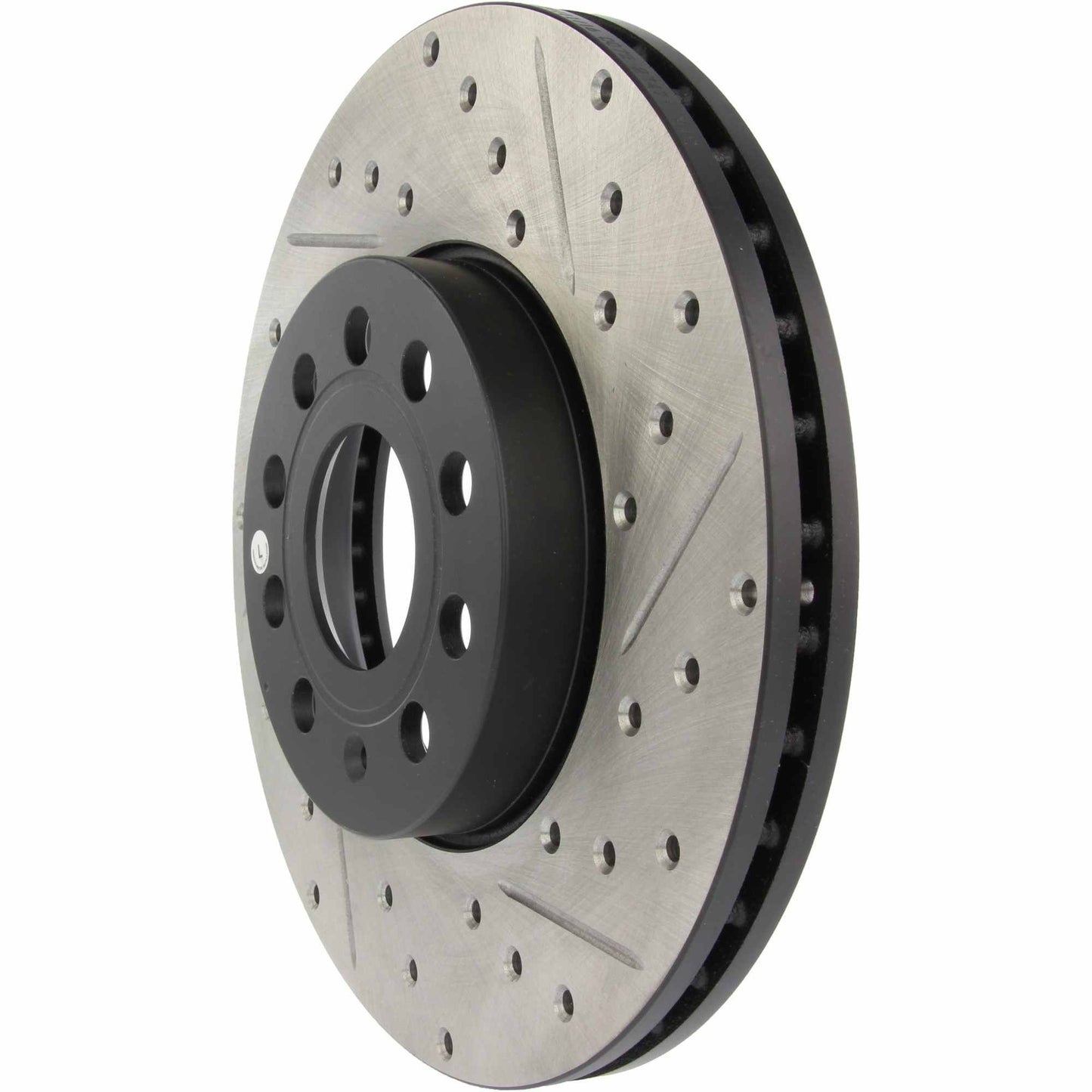 StopTech Sport Drilled/Slotted Brake Rotor;Front And Rear Left