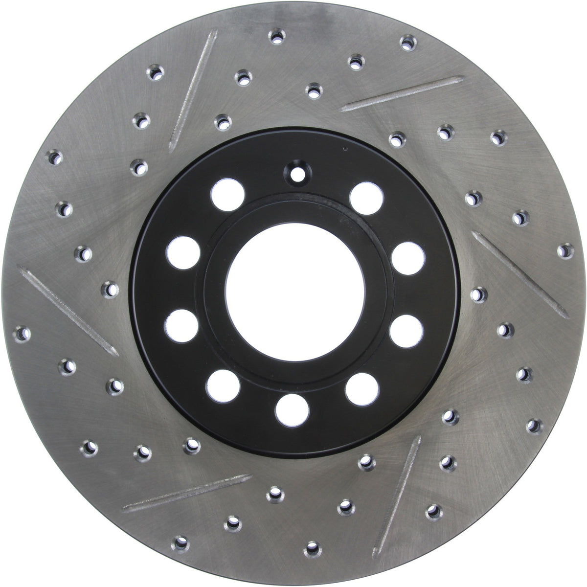 StopTech Sport Drilled/Slotted Brake Rotor;Front And Rear Right
