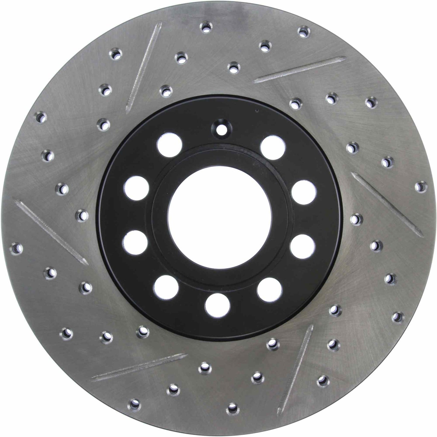StopTech Sport Drilled/Slotted Brake Rotor;Front And Rear Right