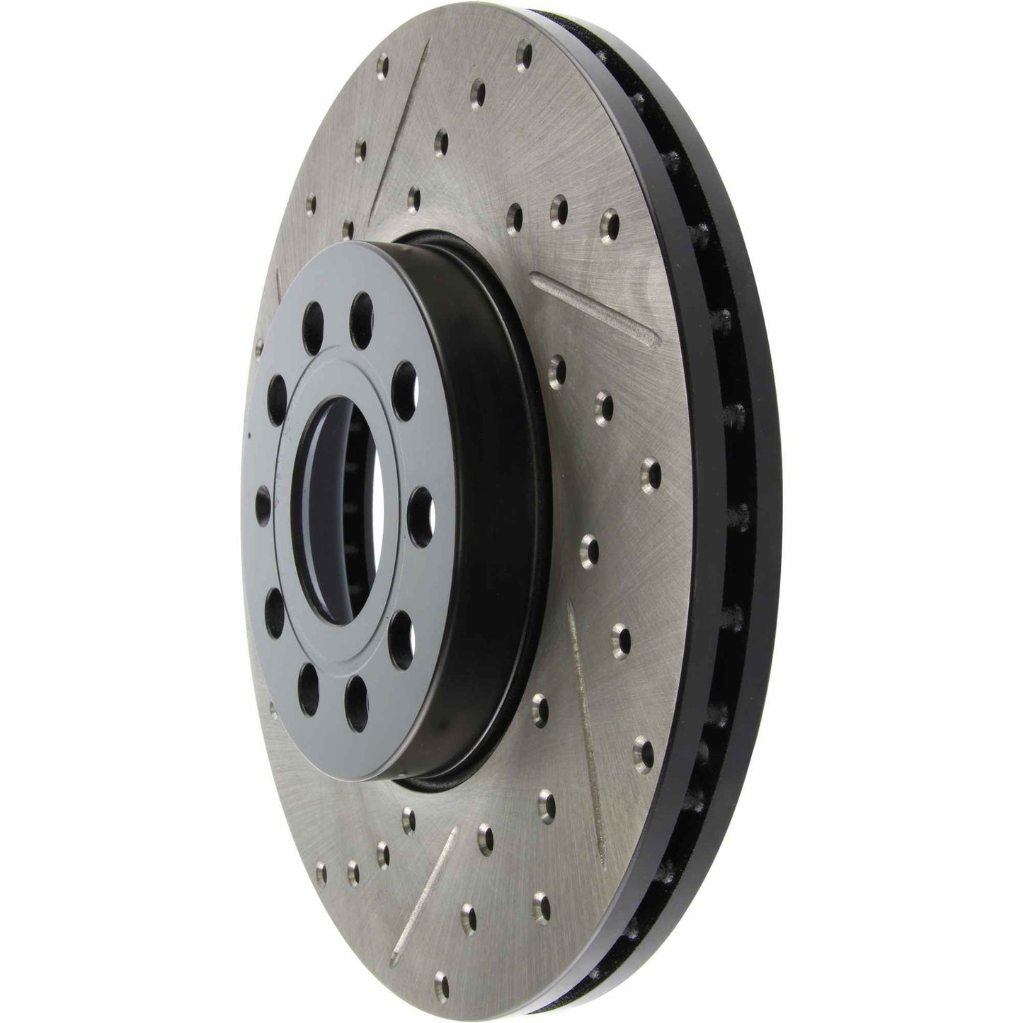 StopTech Sport Drilled/Slotted Brake Rotor;Front And Rear Right