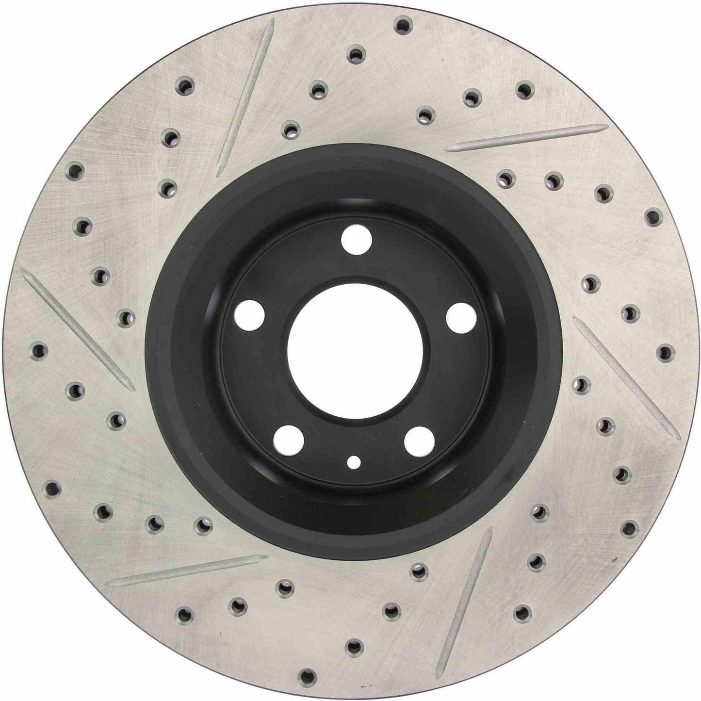 StopTech Sport Drilled/Slotted Brake Rotor; Front Left