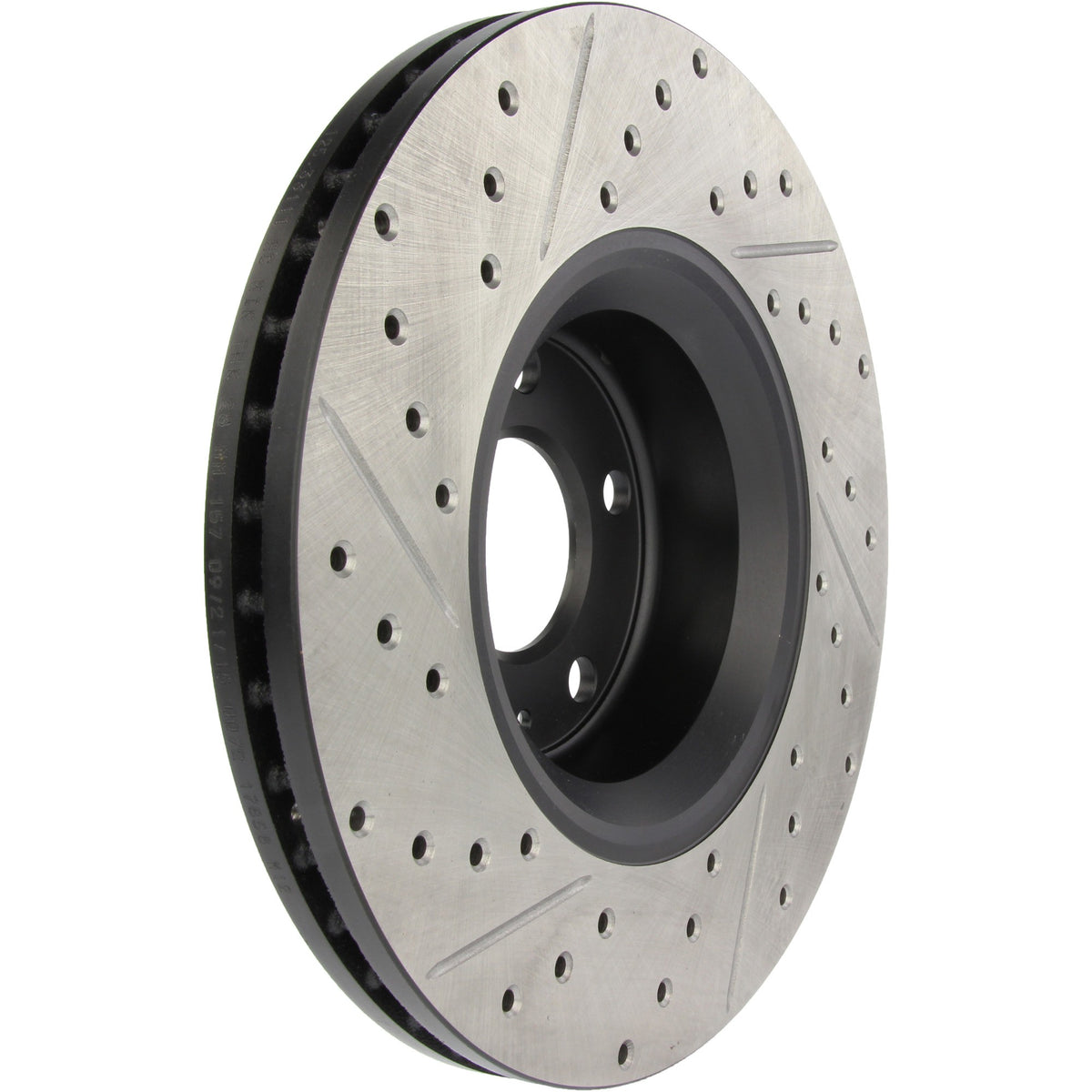 StopTech Sport Drilled/Slotted Brake Rotor; Front Left