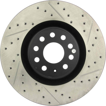 StopTech 08-12 Audi S3 SportStop Cryo Slotted & Drilled Front Left Rotor 127.33112CL