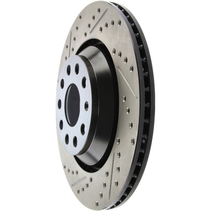 StopTech Sport Cryo Drilled/Slotted Brake Rotor; Rear Right