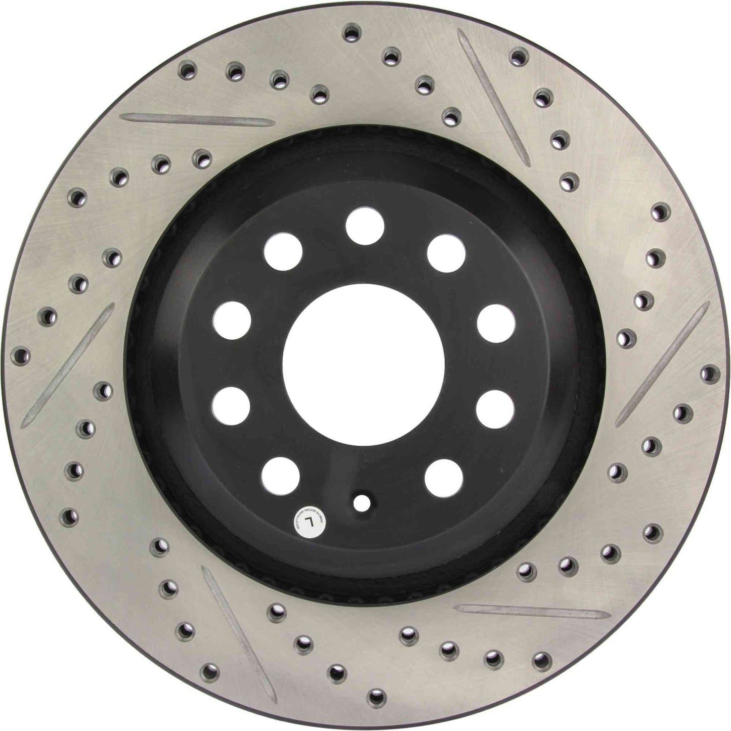 StopTech Sport Drilled/Slotted Brake Rotor; Rear Left