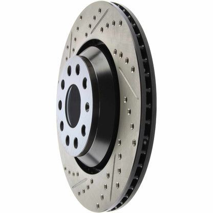StopTech Sport Drilled/Slotted Brake Rotor; Rear Right