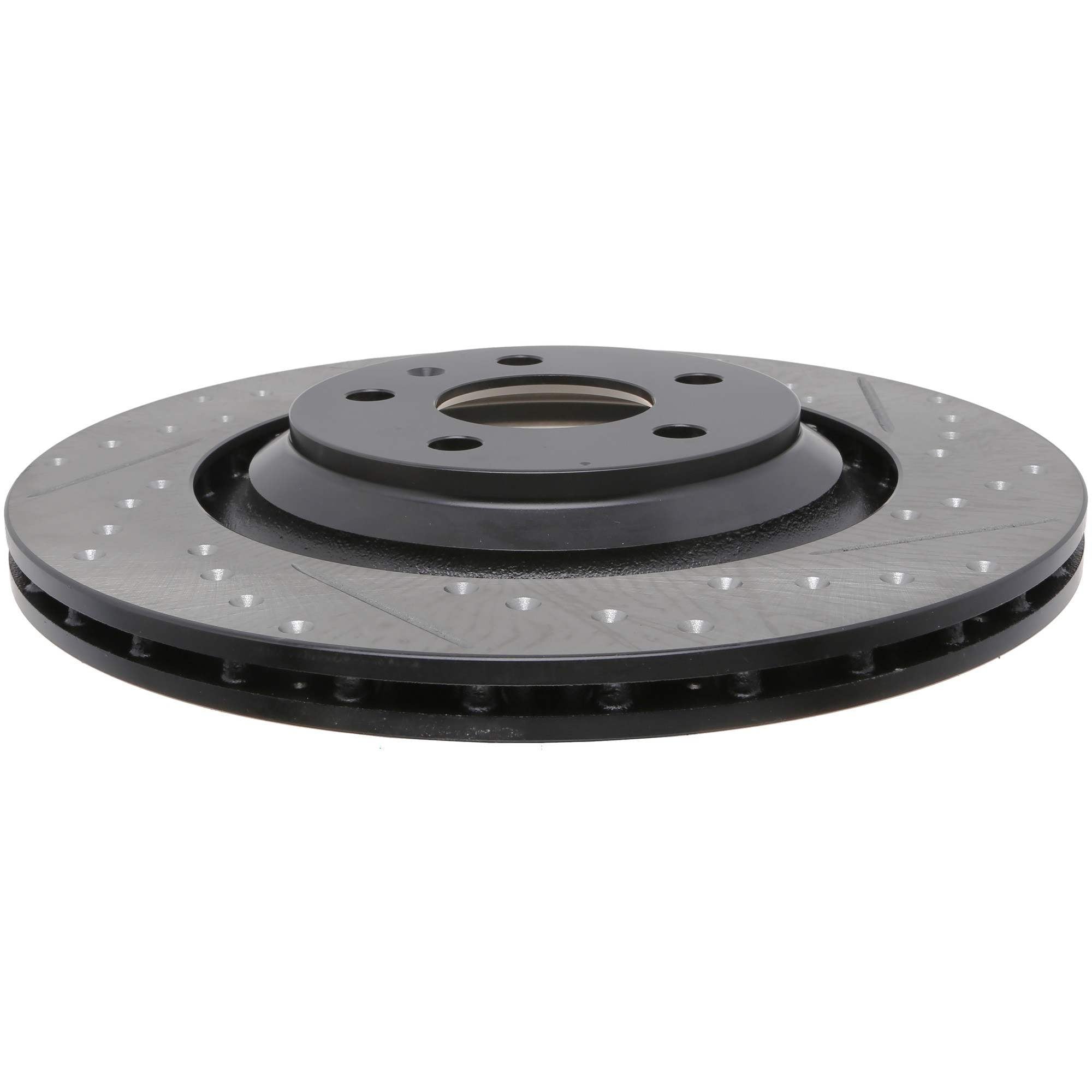 StopTech Sport Drilled/Slotted Brake Rotor; Rear Left